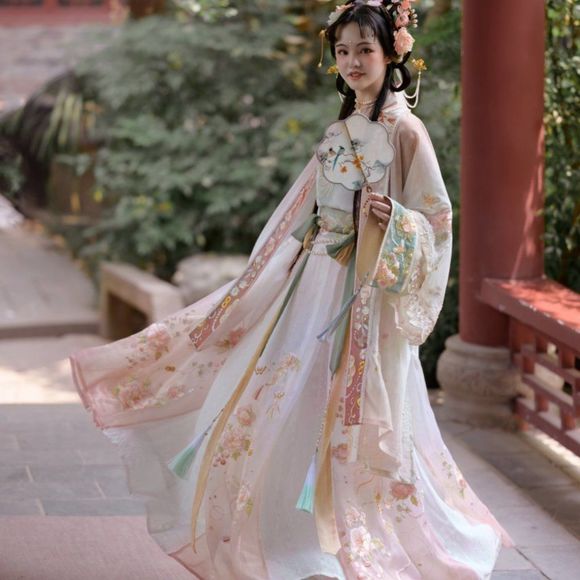 Koi Blessings Embroidered Gown | Traditional Hanfu - Picture 2 of 10